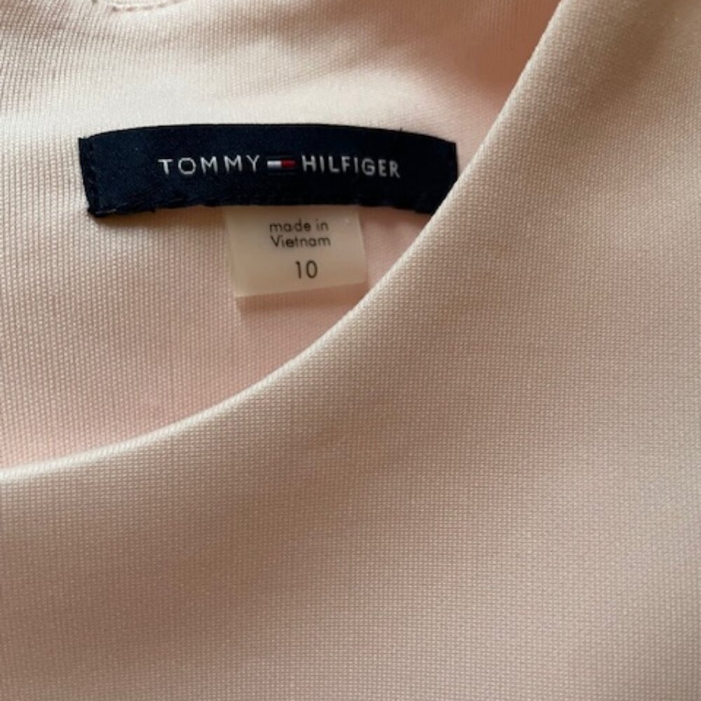 NWT Tommy Hilfiger Ballet Pink Flutter Sleeve Dress - Size 10 - Picture 3 of 6
